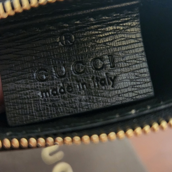 Gucci Red and Black Leopard Print Key Pouch - Picture 8 of 9